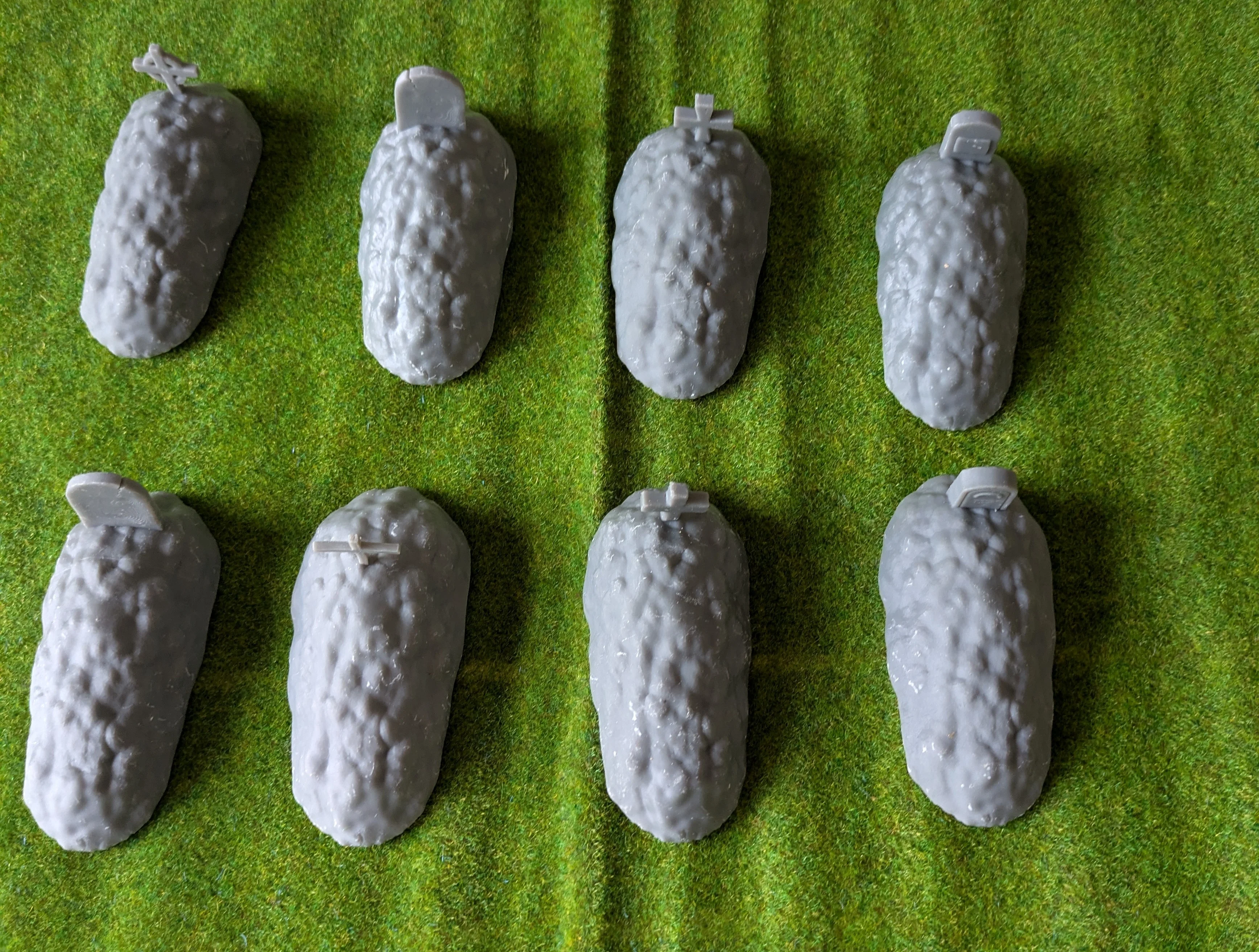 Custom western compatible Playmobil en 3D - 1 tombe diorama N 03