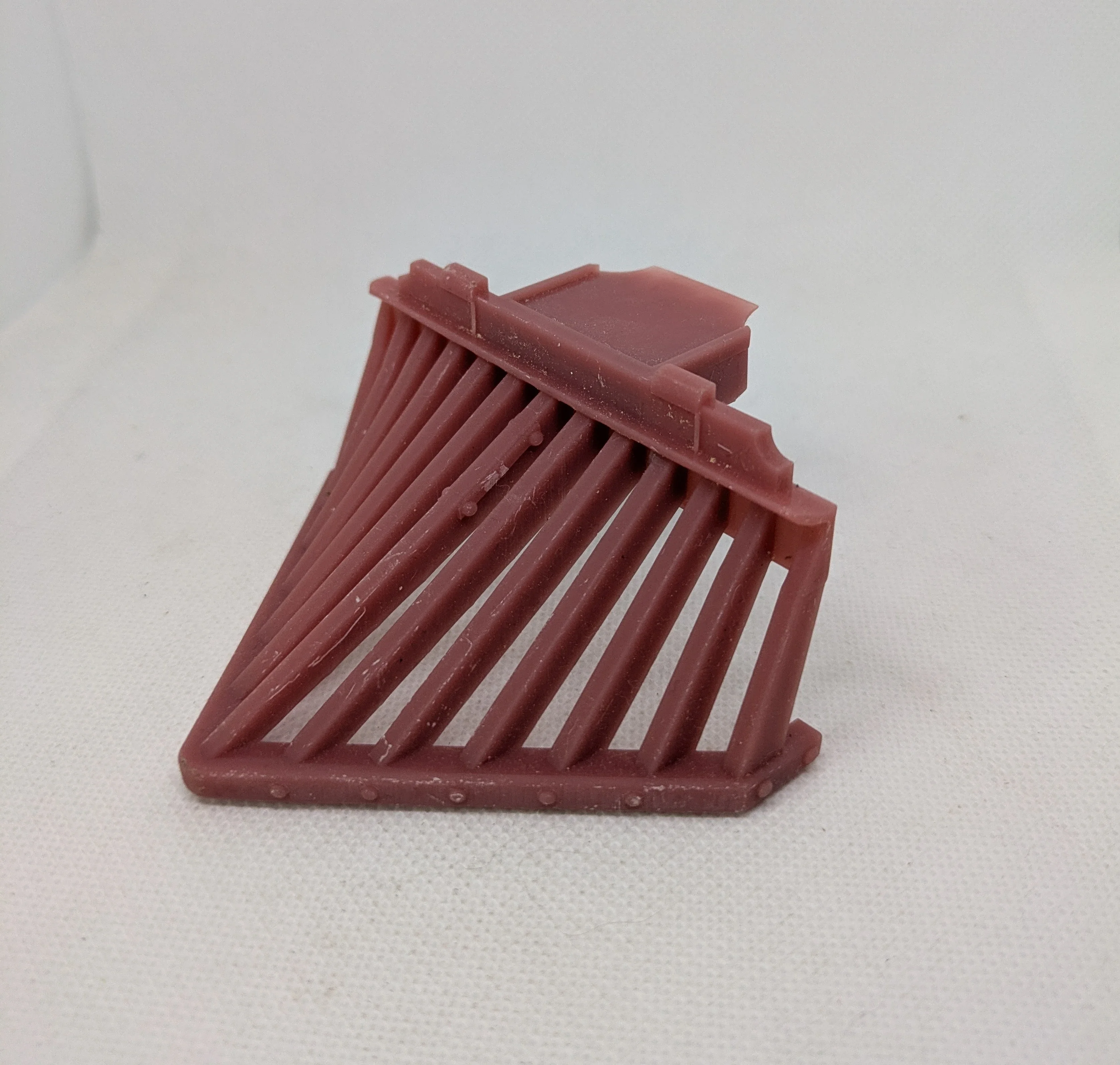 Custom compatible Playmobil train en 3D 4054 - 4032 - 1 cow catcher rouge