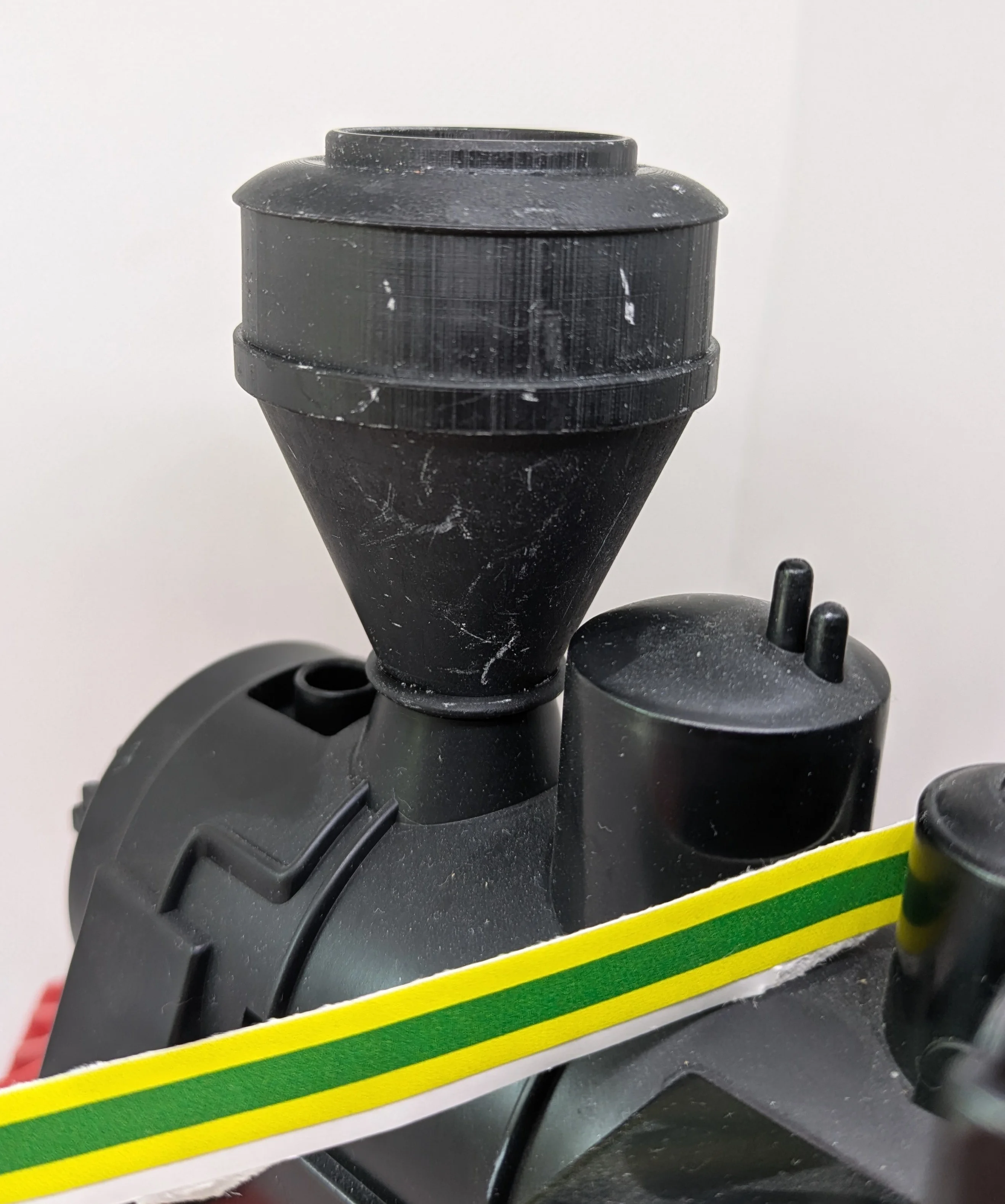 Custom compatible Playmobil train 3D 3958 / 4000 - 1 cheminée + stickers