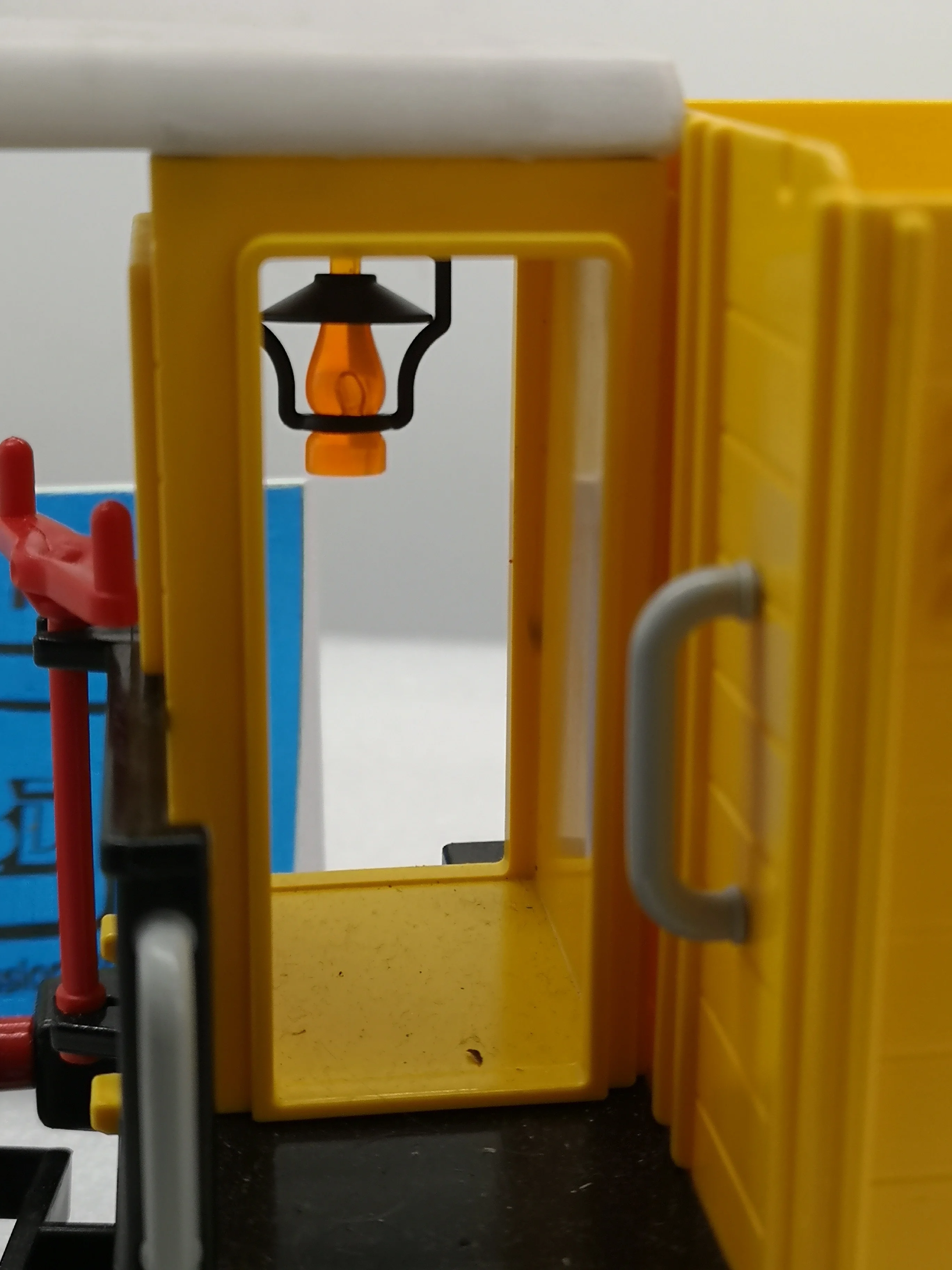 Custom compatible Playmobil train 3D - 1 long toit guérite 4029 -4031 - 4116