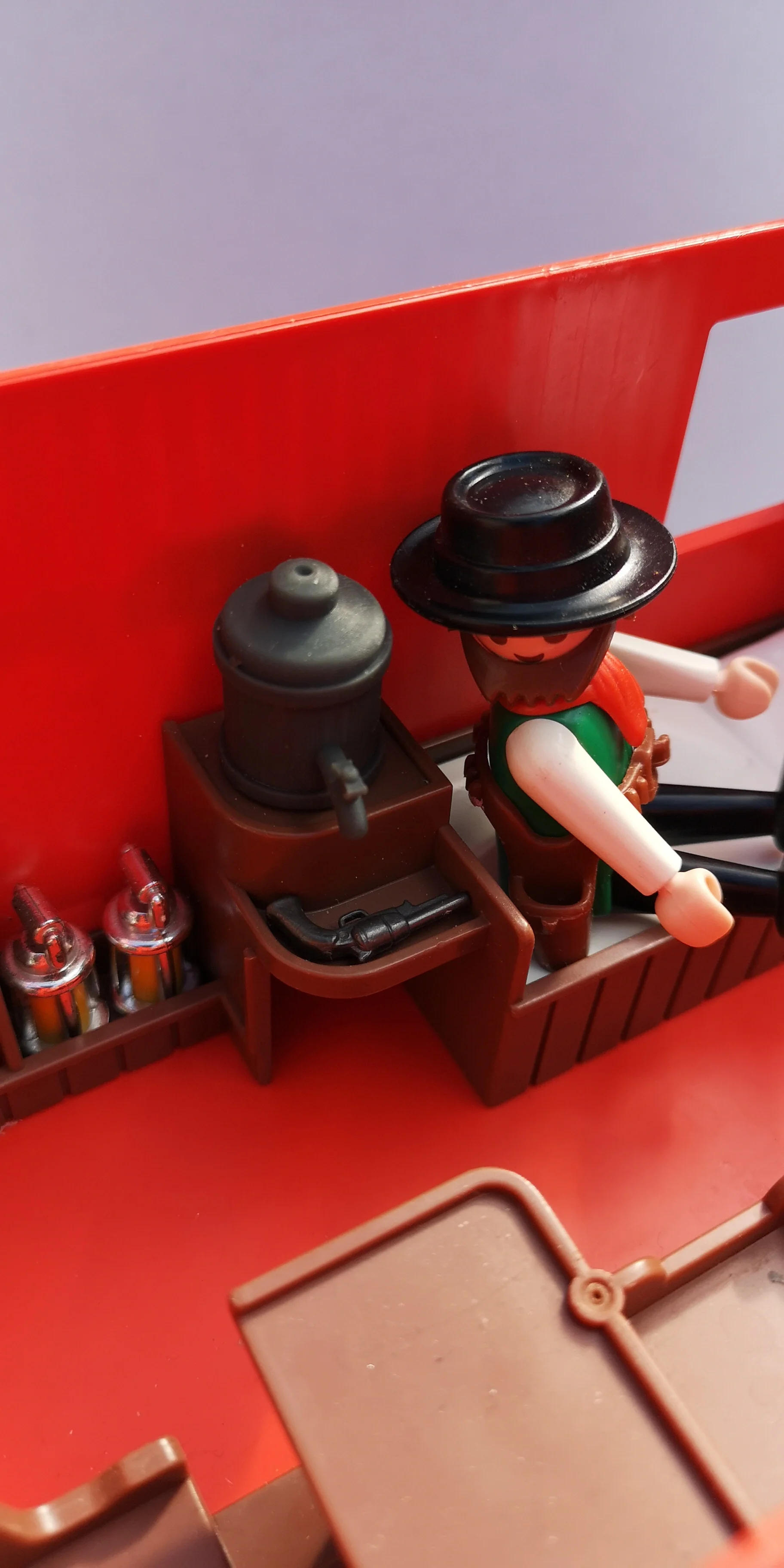 Custom compatible Playmobil train 3D - wagon 4123 - 1 tellière à peindre