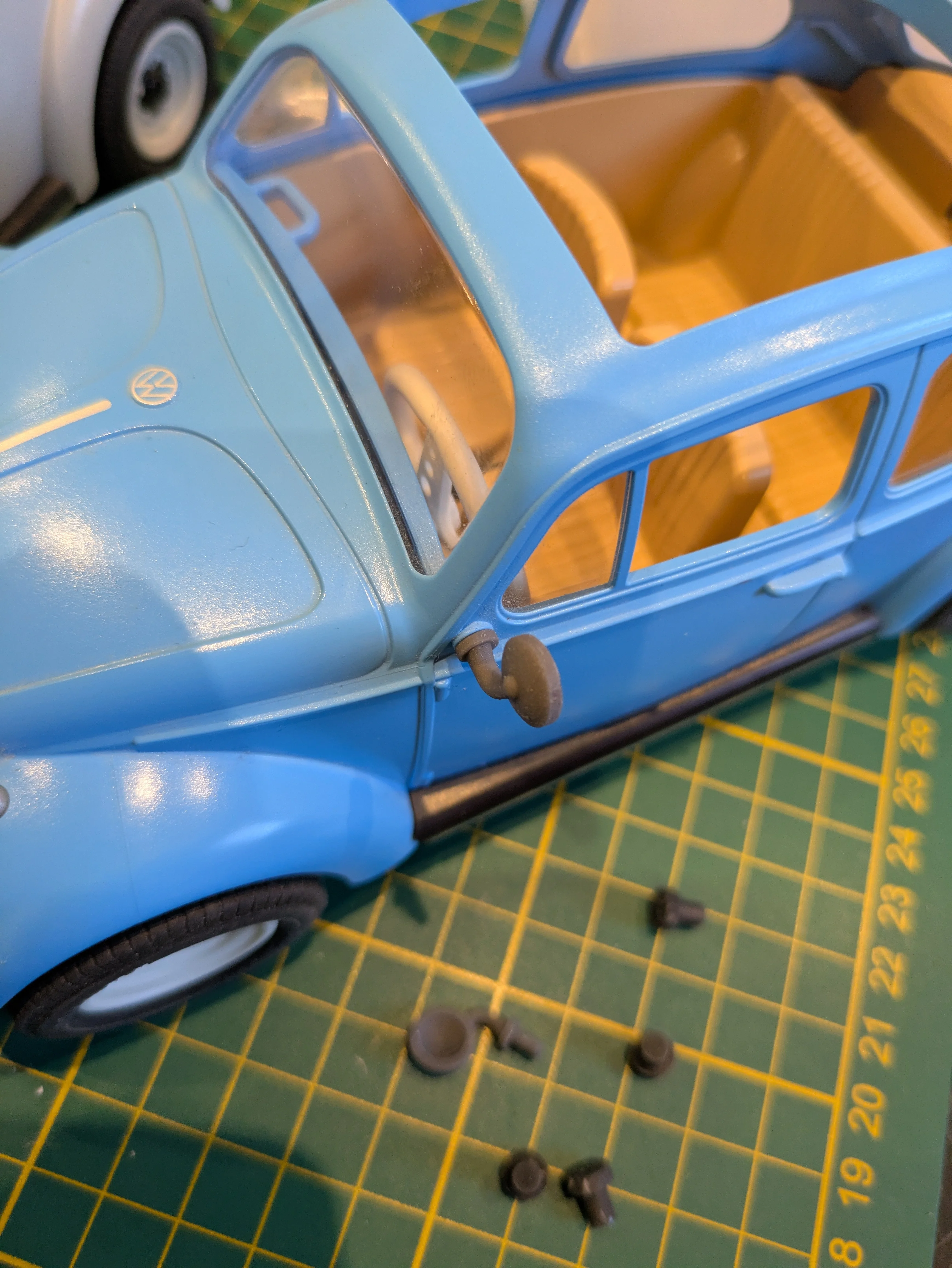 Custom Cinéma Playmobil 3D - Choupette - Volkswagen Coccinelle 70177 Rétroviseur