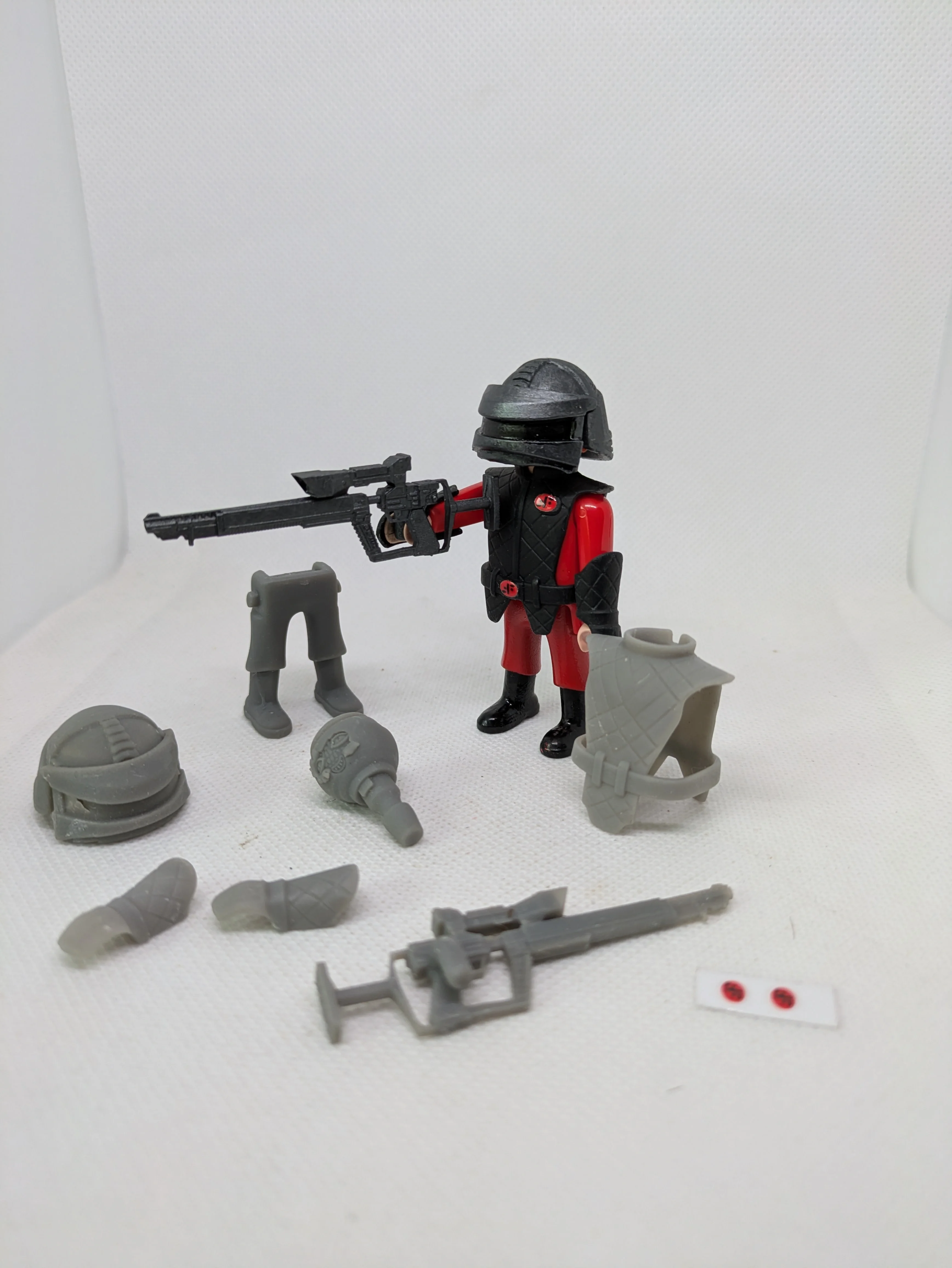 Custom Playmobil Cinéma en impression 3D - 1 kit V - Visiteur - Alien - N 02