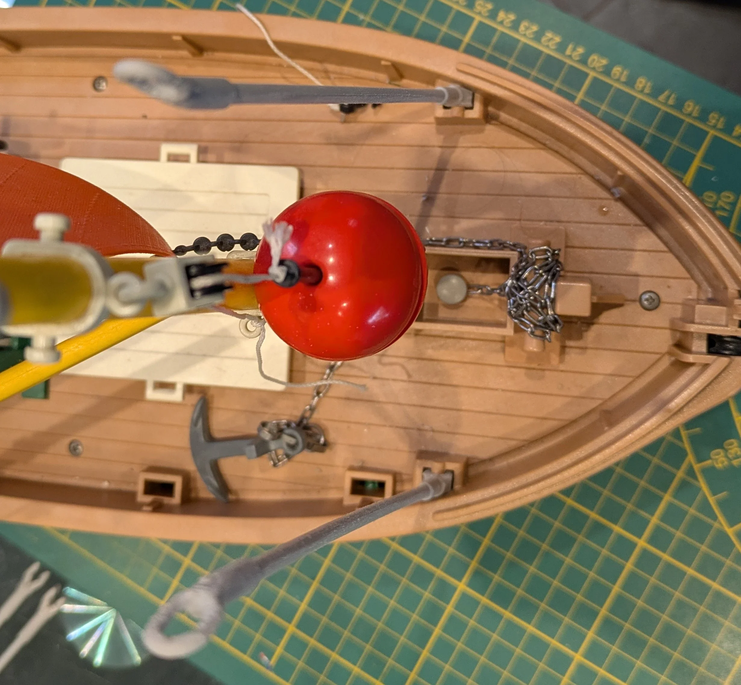 3551 Custom compatible Playmobil en 3D - 2 haubans pour bateau Suzanne