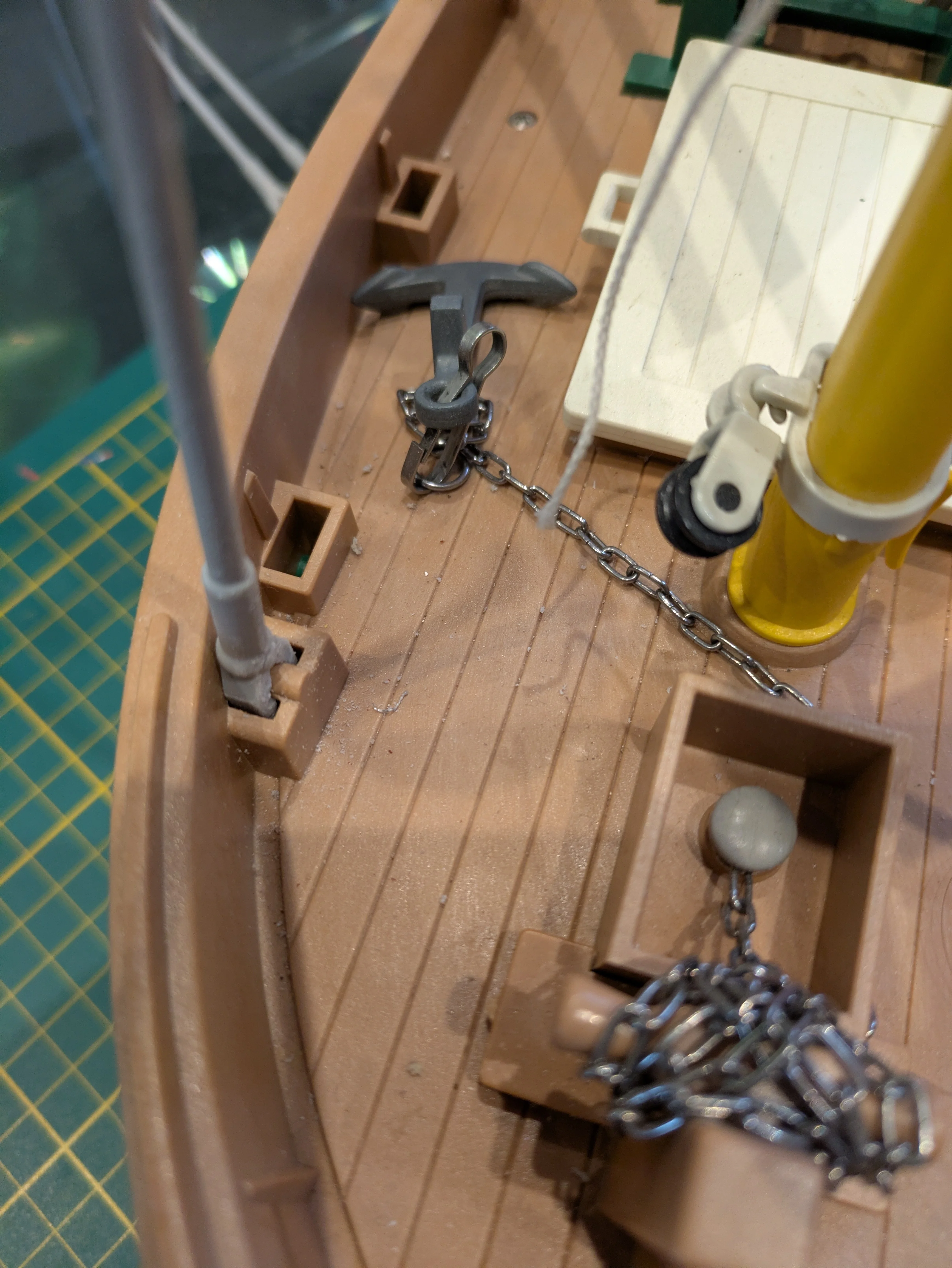 3551 Custom compatible Playmobil en 3D - 2 haubans pour bateau Suzanne