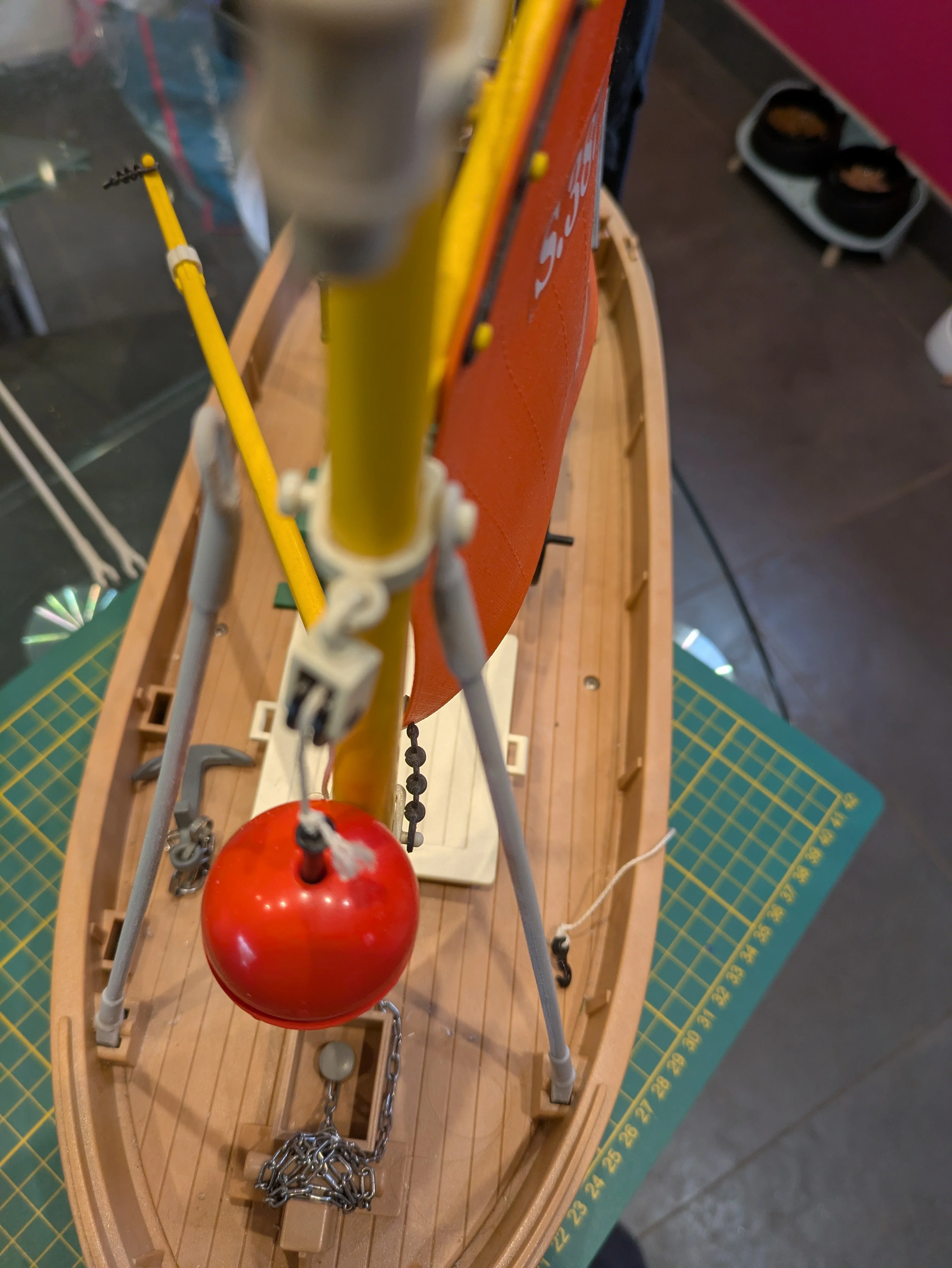 3551 Custom compatible Playmobil en 3D - 2 haubans pour bateau Suzanne